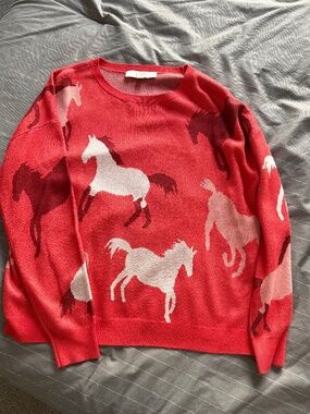 Loft equestrian horse sweater.
